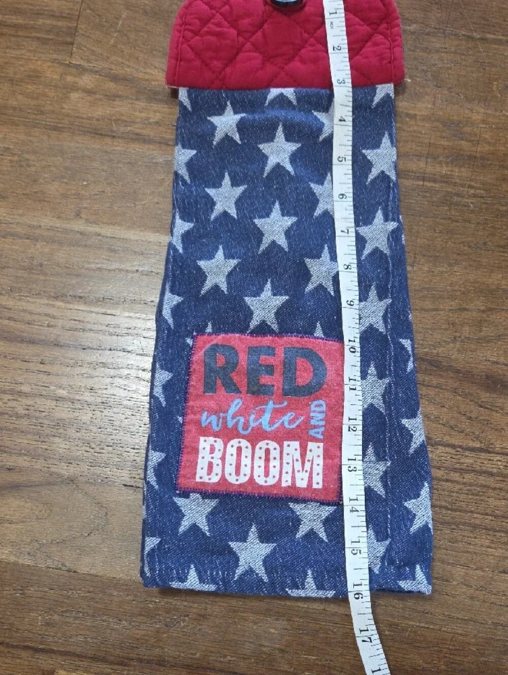 Hand Made Patriotic Hanging Kitchen Towel